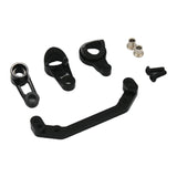 Maxbell Steering Buffer Components Set Accessories for LC Racing Ptg-2 1/10 RC Car Black