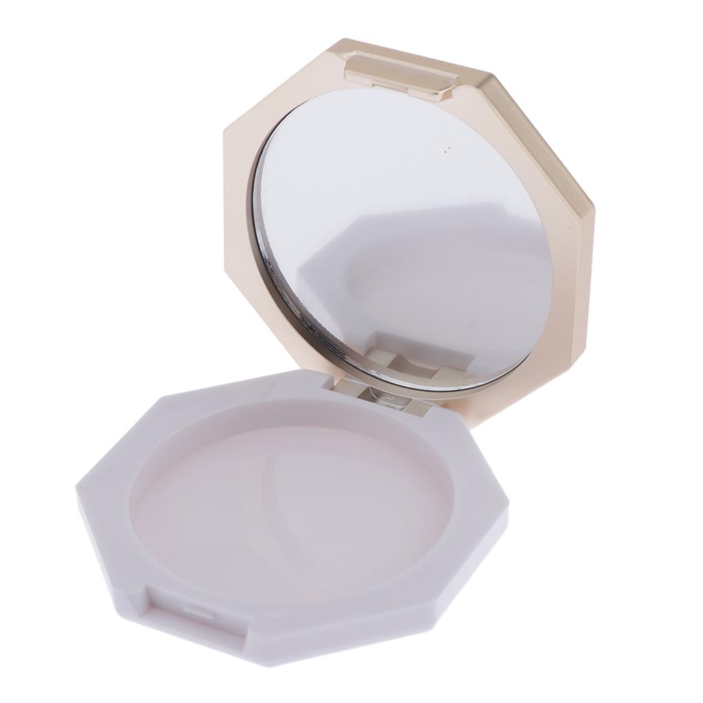 Maxbell Plastic Empty Powder Case Box Face Powder Makeup Blusher Cosmetic Container
