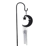 Max Metal Bell Tube Wind Chimes Stake Garden Flowerpot Bonsai Decor Moon