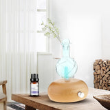 Max Aromatherapy Essential Oil Diffuser Cool Mist Humidifier Eu Plug Light wood