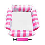 Maxbell Floating Chair Water Toy Float Lounge Chair for Beach Vocation Swimming Pool Pink