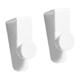 Maxbell 2Pcs Heavy Duty Door Hooks Over Door Towel Holder for Closet Kitchen Cabinet