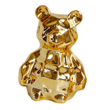 Max 1 Pc Modern Abstract Ceramic Bear Figurine Desktop Decor Children Kids Gift