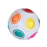 Maxbell Puzzle Magic Rainbow Ball Decompression Football Cube Toy Gift Educational