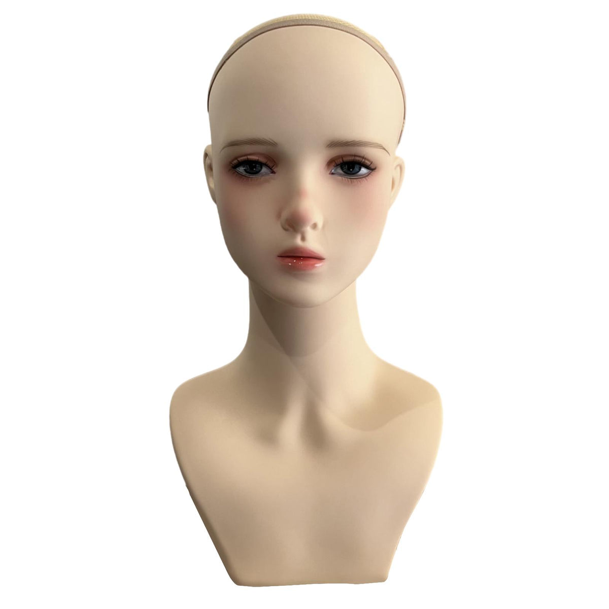 Maxbell Manikin Wig Display Standmannequin Head Female Head Rack for Cap Glasses Hat