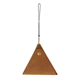 Maxbell Hanging Neck Pouch Decorative PU Leather with Removable Lanyard Purse Holder Brown