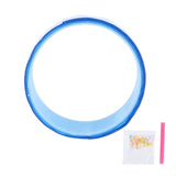 Maxbell Double Sided Tape Reusable Bubble Balloons Blowing Tape for Pinch Toy Making Blue 100cmx3cm