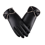 Maxbell Winter Leather Gloves Touchscreen Thermal for Women Outdoor Sport