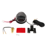 Max Maxb DC 12V/24V Car LCD Digital Voltmeter Water Temp Gauge Meter with Sensor 17mm