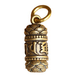 Maxbell Brass Buddha Sutra Pendant Statue for Keychains Jewelry Beads Jewelry Making Style A