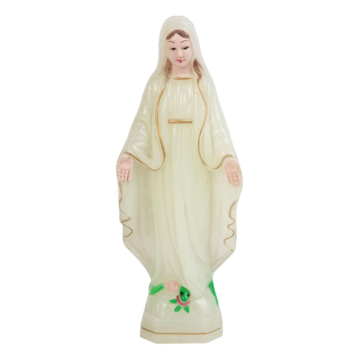 Maxbell Blessed Virgin Mary Figurine Character Sculpture Statue Decoration 15cm Luminous