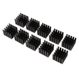 Max Maxb 20x20x16mm Aluminum Heat Sink Heatsink Cooler Fin Black