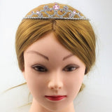 Max Bridal Rhinestone Tiara Crown Queen Hair Accessories Pink
