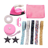 Maxbell Mini Heat Press Machine Iron on Sewing Patches Multicolor