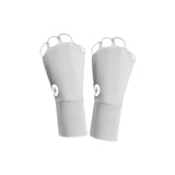 Maxbell 1 Pair Summer Golf Half Finger Gloves Ice Silk Material Stretchable Portable Grey