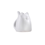 Maxbell Modern Cat Figures Sculpture Statue for Bookshelf Cabinet Decorations white
