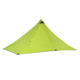 Maxbell Lightweight Camping Hiking Pyramid Tent Trekking Pole Net Canopy Green