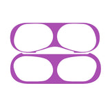 Max Metal Dust Guard Protect For Airpods Pro Case Shell Skin Stickers Purple