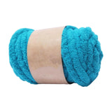 Maxbell Thick Chunky Yarn Hand Knitting DIY Weight Yarn for Throw Rug Making Weaving lake blue