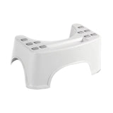 Maxbell Portable Under Desk Foot Rest Bedside Step Stool for Bathroom Office  White