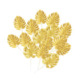 Maxbell Artificial Tropical Leaves for Home Decoration Jungle Birthday Theme Party 30 Palm Leaves