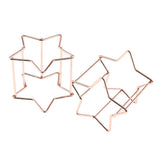 Maxbell 2x Star Shape Beauty Sponge Blender Holder Egg Powder Puff Drying Stand Rack Rose Gold