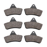 Maxbell 6Pcs Front Rear Brake Pads Set for Arctic 250 300 375 Motorcycle Parts