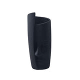 Maxbell Ceramic Flower Vase Flower Pot Organizer Modern Living Room Homes Face Vase Black