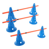 Maxbell Maxbell Hurdle Cones Course with Poles Outdoor Sports for Running Sports Exercise