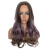 Max Ombre Middle Part 22" Long Wavy Synthetic Fiber Wigs for Women 5 Styles 03