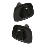 Maxbell 2 Pieces Car Ceiling Hook PP Clothes Hanger Hook Trim for Volvo Durable Black