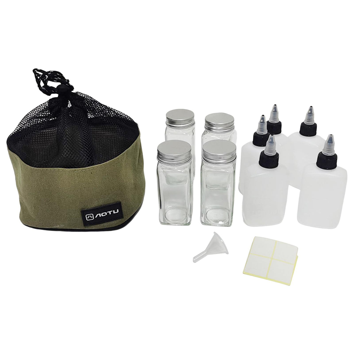 Maxbell Spice Storage Jars Set Portable Oil Seasoning Container Bottles Spice Holder