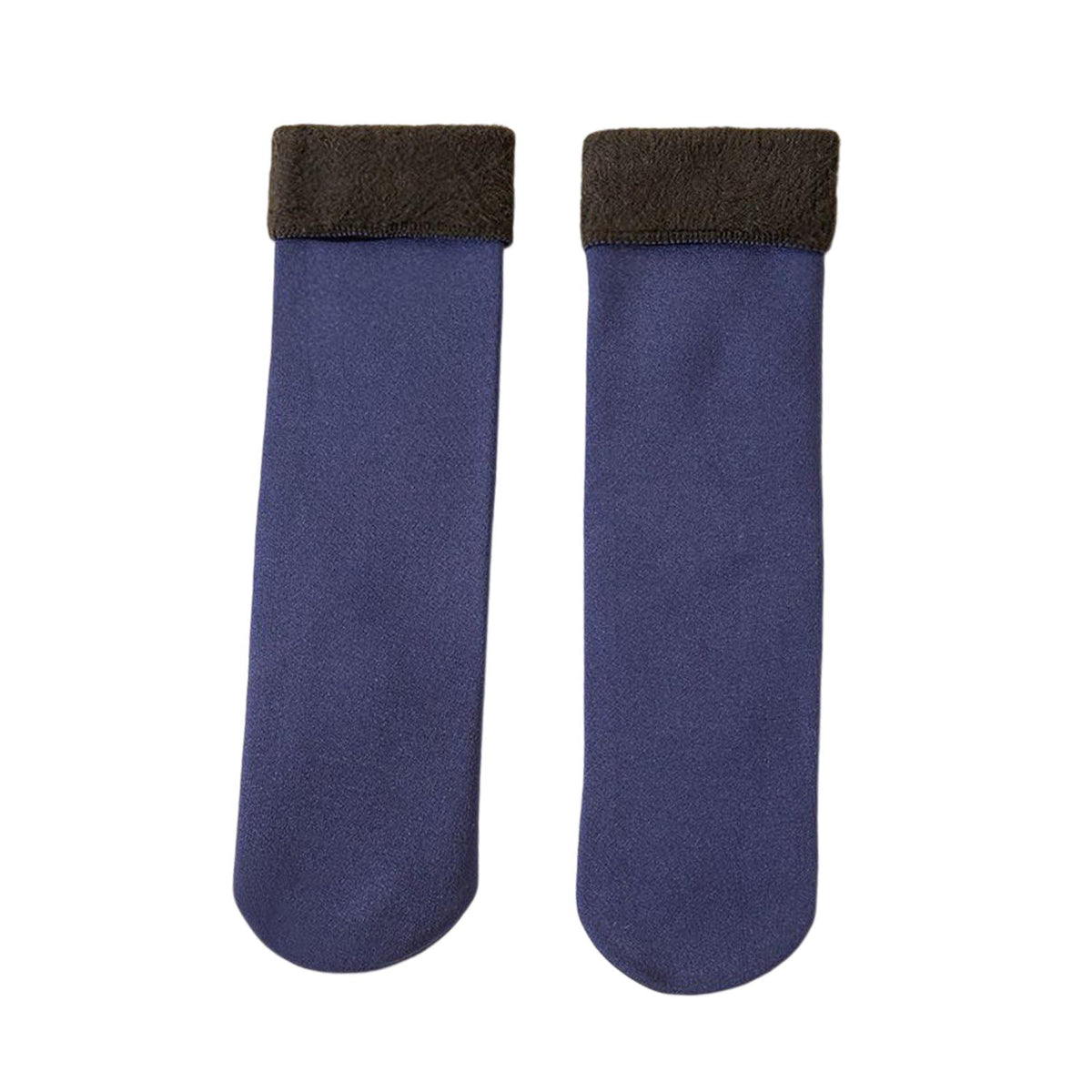Maxbell Thermal Socks Snow Boots Winter Warm Socks for Cold Weather Camping Navy Blue