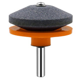Max Rotary Lawnmower Blade Sharpener Blade Grinder for Power /Hand Drill  Orange