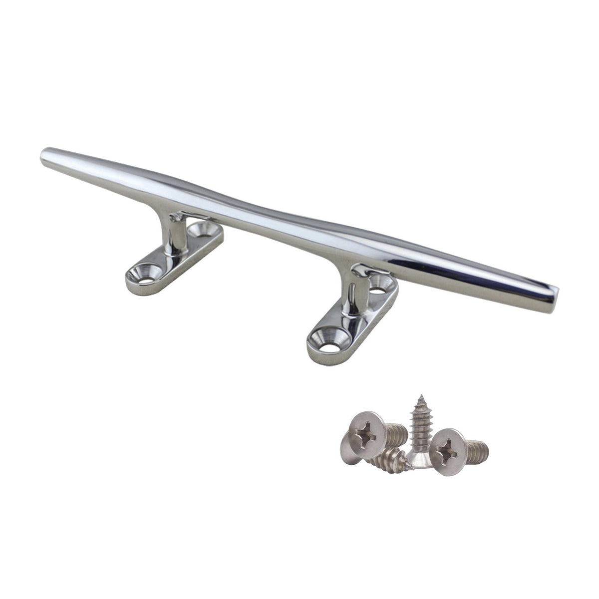 Maxbell Boat Dock Cleat Durable Professional with 4 Installation Screws Marine Grade 6inch