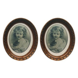 Maxbell Miniatures Oval Picture Photo Frame for 1/12 Dollhouse Decorations Style 4