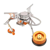 Maxbell Durable Camping Gas Stove Foldable Cooking Tool Lightweight Picnic fine Texture