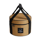 Maxbell Large Capacity Camping Bag Portable Wear Resistant Outdoor for Garden Garage Hiking Khaki Large