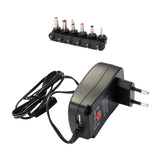 Maxbell 2.1A 30W 3V 4.5V 5V 6V 7.5V 9V 12V AC DC Charger USB Port Power Adapter