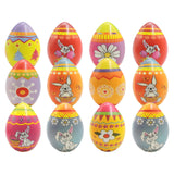 Maxbell 12 Pieces PU Easter Eggs Relaxing Toy Colorful for Holiday Gifts Decor