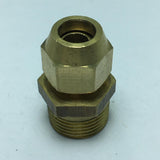 Max Brass 3/8" Male Adapter Connector Thread Fittings Tube with Flaring φ8mm