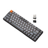 Maxbell Mechanical Keyboard 2 Connection Methods PBT Key Caps Keypad for Laptop Style F