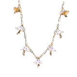 Maxbell Necklaces Cute Pendant Thick Chain Long Necklaces with Extension Chain Black Dots