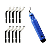 Maxbell Deburring Tool Handle With Blades Deburring Scraper Blades Head Cutting Tool