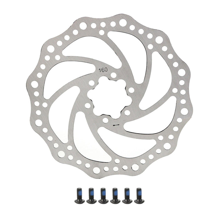 Maxbell Bike Disc Brake Rotor Heat Dissipation Brake Replacement Hollow Bike Braking 160mm