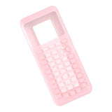 Maxbell 1 Piece Case Cover  for Texas Instruments TI-84 Plus    Transparent Pink