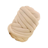 Maxbell Chunky Yarn Weight Yarn Durable Bulky Yarn Washable for Rug Macrame Tapestry Beige