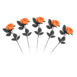 Maxbell Polyester Roses Halloween Table Centerpieces Party Decor orange