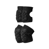 Maxbell Elbow Knee Shin Guards for Men Anti Slip Thick Sponge for Bike Cycling L