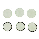 Maxbell 6pcs 20mm Half Glass Bottle Globe Cover Charms DIY Jewelry Making Green